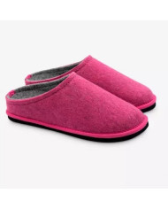 CIABATTA LOWENWEISS DONNA FUXIA-GRIGIO FELTRO DI LANA EASY BICOLOR 6800BC 988 903