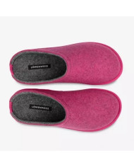 CIABATTA LOWENWEISS DONNA FUXIA-GRIGIO FELTRO DI LANA EASY BICOLOR 6800BC 988 903