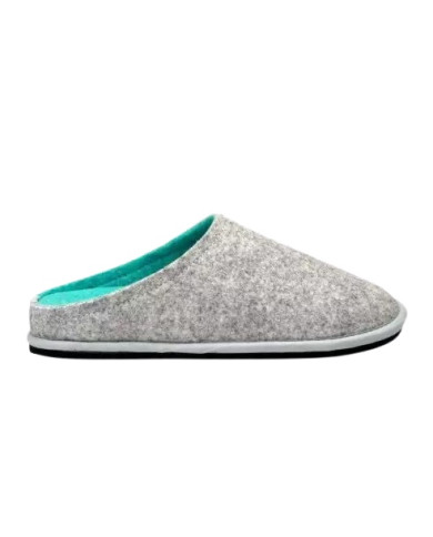 CIABATTA LOWENWEISS DONNA GRIGIO-TIFFANY FELTRO DI LANA EASY BICOLOR 6800BC 953 347