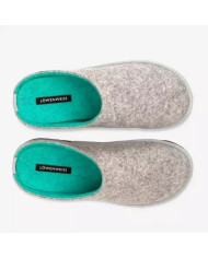 CIABATTA LOWENWEISS DONNA GRIGIO-TIFFANY FELTRO DI LANA EASY BICOLOR 6800BC 953 347