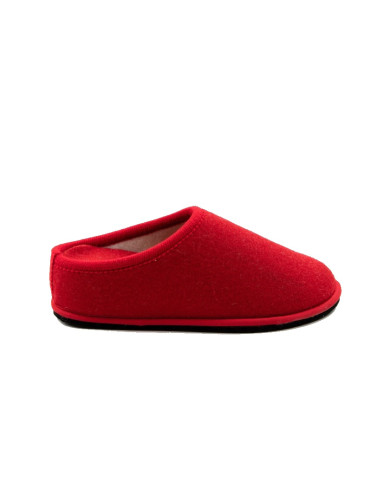CIABATTA LOWENWEISS DONNA IN FELTRO DI LANA CON FODERA IN LANA ROSSO DIVA 7 7100FL 5W0