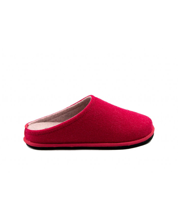 CIABATTA LOWENWEISS  DONNA IN FELTRO DI LANA CILIEGIA ROSA 6800BC 916 940