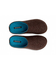 CIABATTA LOWENWEISS UNISEX IN FELTRO DI LANA CASTAGNO OSSIDO 6800BC 552 41