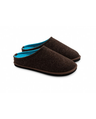 CIABATTA LOWENWEISS UNISEX IN FELTRO DI LANA CASTAGNO OSSIDO 6800BC 552 41