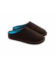 CIABATTA LOWENWEISS UNISEX IN FELTRO DI LANA CASTAGNO OSSIDO 6800BC 552 41