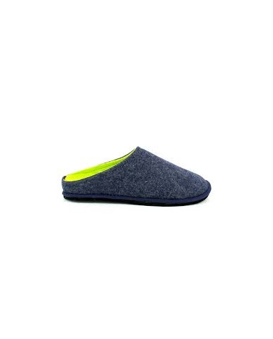 CIABATTA LOWENWEISS UNISEX IN FELTRO DI LANA JEANS VERDE FLUO6800BC 905 611