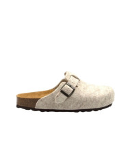 SABOT LOWENWEISS DONNA IN FELTRO CON CINTURINO BEIGE BELT B939F 952