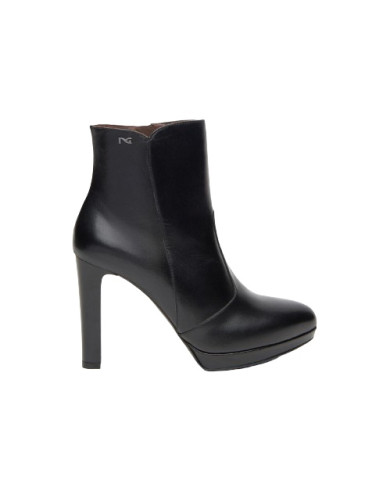 TRONCHETTO NEROGIARDINI DONNA NAPPA PANDORA NERO BATTIS.TPU SAMARRA TACCO 10 CM I410981D/100