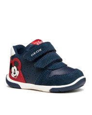 SNEAKERS GEOX PRIMI PASSI BAMBINO B ZAPITO B - GEOBUCK+SCAMOSCIA NAVY/RED B566CB 05422 C0735