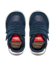 SNEAKERS GEOX PRIMI PASSI BAMBINO B ZAPITO B - GEOBUCK+SCAMOSCIA NAVY/RED B566CB 05422 C0735