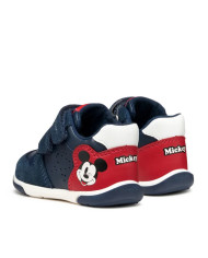 SNEAKERS GEOX PRIMI PASSI BAMBINO B ZAPITO B - GEOBUCK+SCAMOSCIA NAVY/RED B566CB 05422 C0735