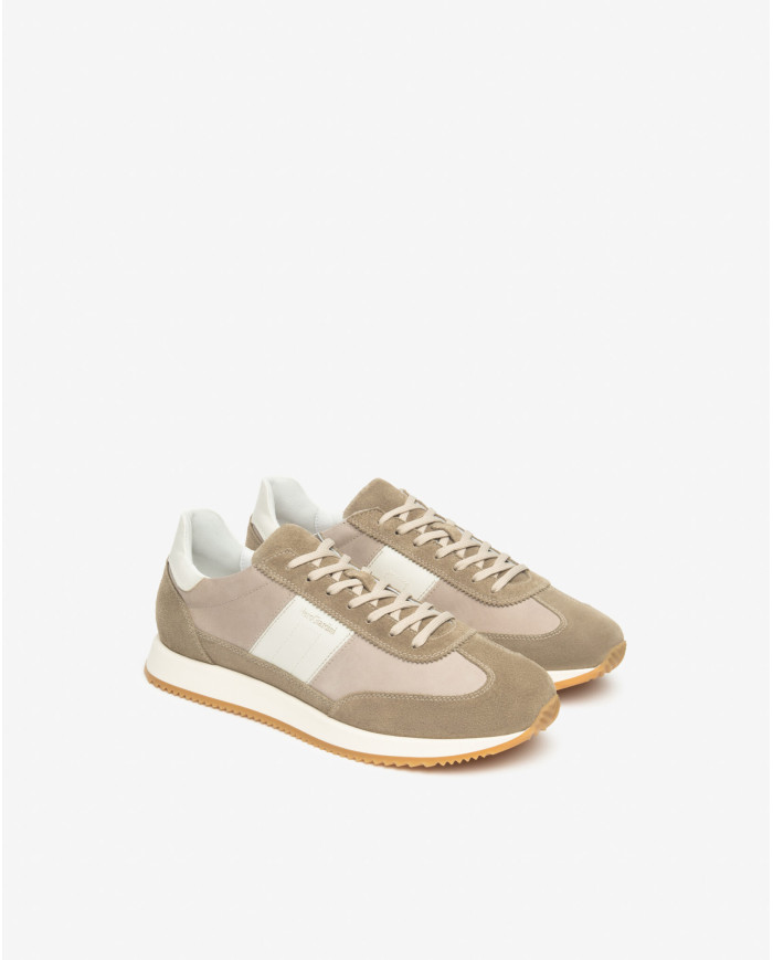 SNEAKERS NEROGIARDINI UOMO AROLD VELO TALPA NEPAL TORTORA SPARTA OSSO TR PALERMO TADEJ E601110U/501