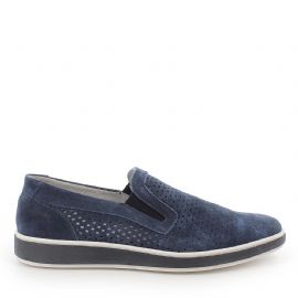 MOCASSINO IGI&CO UOMO SCAMOSCIATO BLU CHIARO 7114200