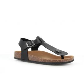 SANDALO CON INFRADITO BIONATURA DONNA NERO 05WALKER
