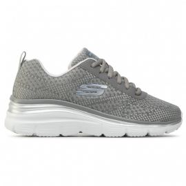 SNEAKERS SKECHERS DONNA FASHION FIT-BOLD BOUNDARIES GRIGIO 12719 GYLV