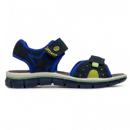 SANDALO PRIMIGI BAMBINO SCAMOSCIATO/T.GIADA/NAVY 7398122