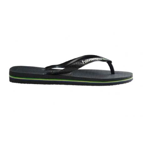 INFRADITO HAVAIANAS UNISEX H BRASIL LOGO BLACK NERO 4110850.1069