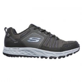 SNEAKER DA TREKKING SKECHERS UOMO ESCAPE PLAN GRIGIO 51591/PEW