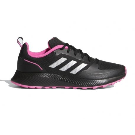 SNEAKERS ADIDAS DONNA RUNFALCON 2.0 TR BLACK/PINK FZ3585