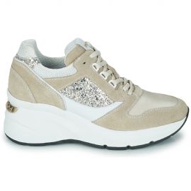 SNEAKERS NEROGIARDINI DONNA VELOUR IVORY CON ZEPPA E217980D/702