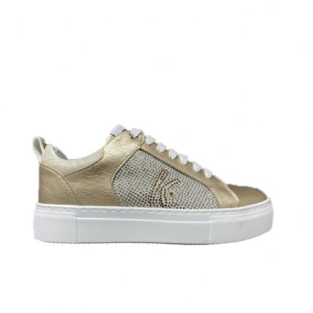 SNEAKERS KEYS DONNA PLATINO K-4052