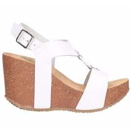 SANDALO CON ZEPPA BIONATURA DONNA BYCAST BIANCO 29A2180-I-BYCBCO