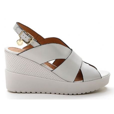 SANDALO CON TACCO STONEFLY DONNA ELY 15 CALF LTH BIRCH WHITE  217468 151
