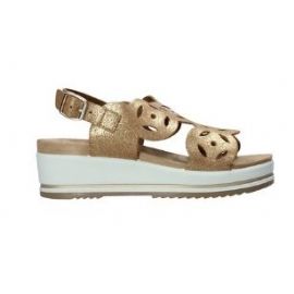 SANDALO ENVAL DONNA NABUK GLITTER TORTORA 7284122