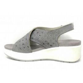 ENVAL SOFT SANDALO CON ZEPPA DONNA 1782922 GRIGIO PERLA