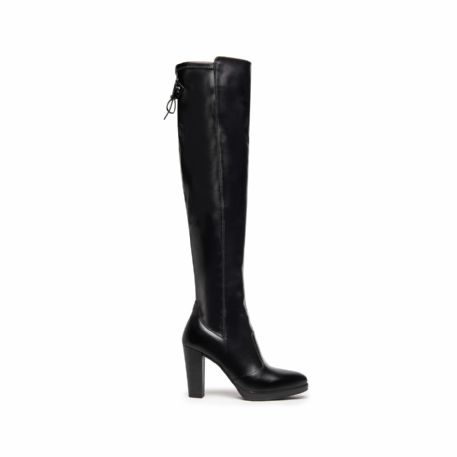 STIVALE CON TACCO NEROGIARDINI DONNA GUANTO NERO TACCO 9.5CM I205742D/100