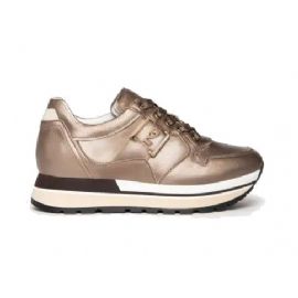 SNEAKERS NEROGIARDINI DONNA GUANTO AKOYA MAJOR MARRONE VELVET MILK I205292D/322