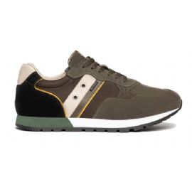 SNEAKERS NEROGIARDINI UOMO CAMOSCIO COLORADO BOSCO TOMAIA DALLAS OLIVA SAUVAGE IVORY I202520U/503