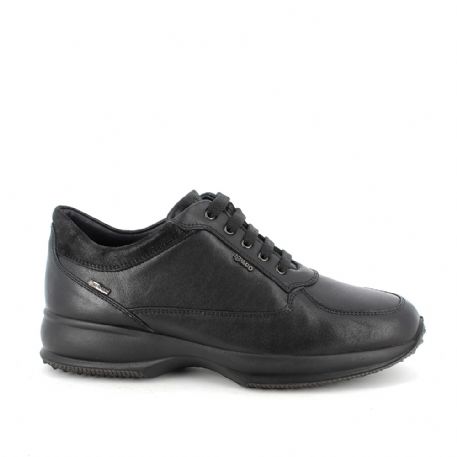 STRINGATA IGI&CO DONNA  PELLE NERA E FODERA GORE-TEX 8155600