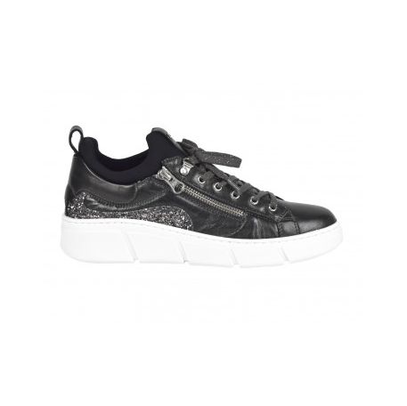 SNEAKERS NEROGIARDINI DONNA  NAPPA PANDORA NERO A908971D/101