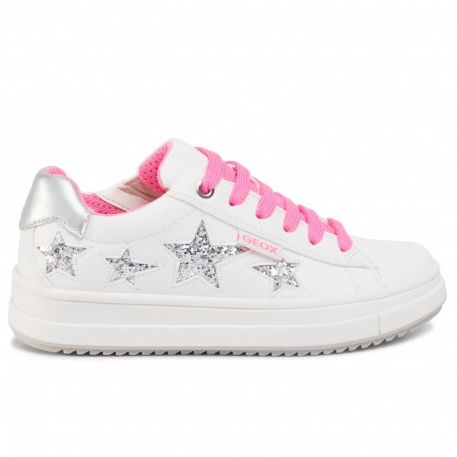 SNEAKERS GEOX BAMBINA REBECCA WHITE GEOX J02BDB 000BC C0563