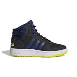 SNEAKERS ADIDAS BAMBINO HOOPS FLUO NERO ADIDAS GZ7797