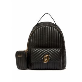 ZAINO LIU JO DONNA NERO METALASSE' LIU-JO ECOSOSTENIBILE AA3230E0426 COL.22222
