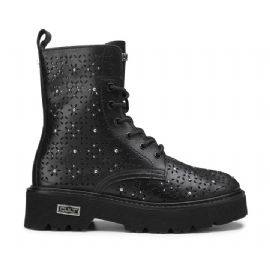 ANFIBIO CULT DONNA SLASH 3627 MID W FLOW PERF LEATHER BLACK CLW362700