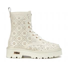 ANFIBIO CULT DONNA SLASH 3627 MID FLOW LEATHER OFF WHITE CLW362701