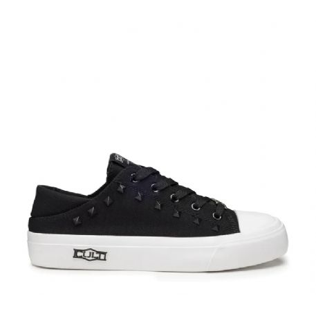 SNEAKERS CULT DONNA PLACEBO 3641 SABOT W CANVAS BLACK CLW364101