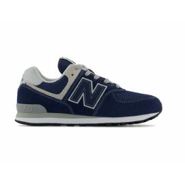 SNEAKERS NEW BALANCE BAMBINO LIFESTYLE NAVY LEATHER/TEXTILE GC574EVN