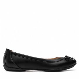 BALLERINE GEOX DONNA D CHARLENE C NAPPA+GEOBUCK BLACK D02Y7B/000BC/C9999