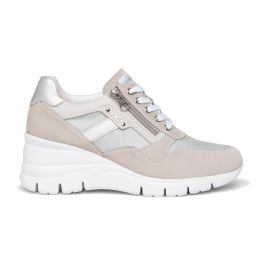 SNEAKERS NEROGIARDINI DONNA INDO CALCE T.ELEMENT ARGENTO 14 SAVANA NUVOLA ETOILE ARGENTO E306462D/721