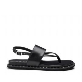 INFRADITO DONNA CULT  ROSHELLE 3888 THONG W LEATHER BLACK SANDALO CLW388801