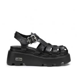 SANDALO CULT DONNA NEW ROCK 3657 SANDAL W LEATHER BLACK CLW365700