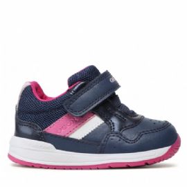 SNEAKERS GEOX BAMBINA PRIMI PASSI GEOX BABY B RISHON G. A - VIT.SIN+TES.GL LT NAVY/FUCSIA B250LA 0BCEW CB48N