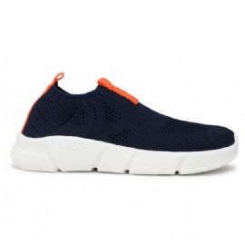 SNEAKERS GEOX BAMBINO J ARIL B. A - TESS. A MAGLIA   NAVY/ORANGE J02DMA 0006K C0820