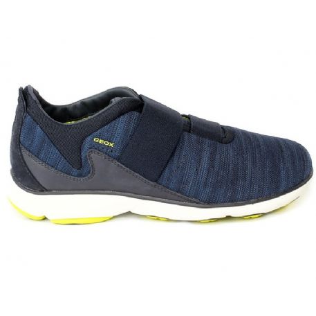 SNEAKERS UOMO GEOX U NEBULA A MESH NAPPA NAVY U25D7A 01485 C4064