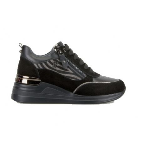 SNEAKERS KEYS DONNA BLACK/CANNAFUCILE k-6821 COD.6819
