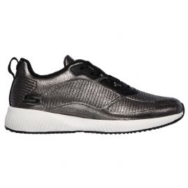 SNEAKERS SKECHERS DONNA BOBS SQUAD SPARKLE LIFE PEWTER 33155 PEW